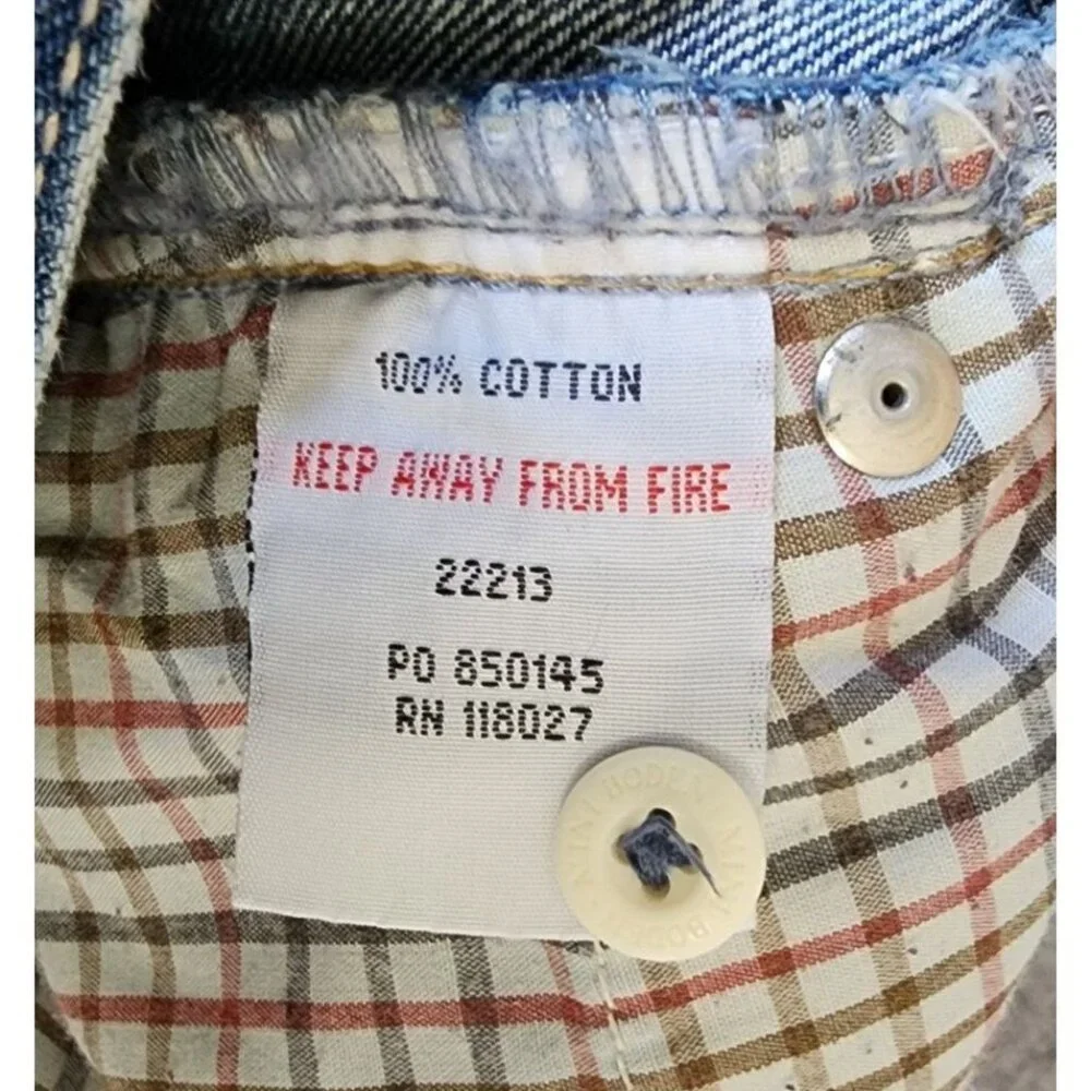 Mini Boden Blue Denim‎ Stretch Waist Jeans Youth Size 2Y 100% Cotton
